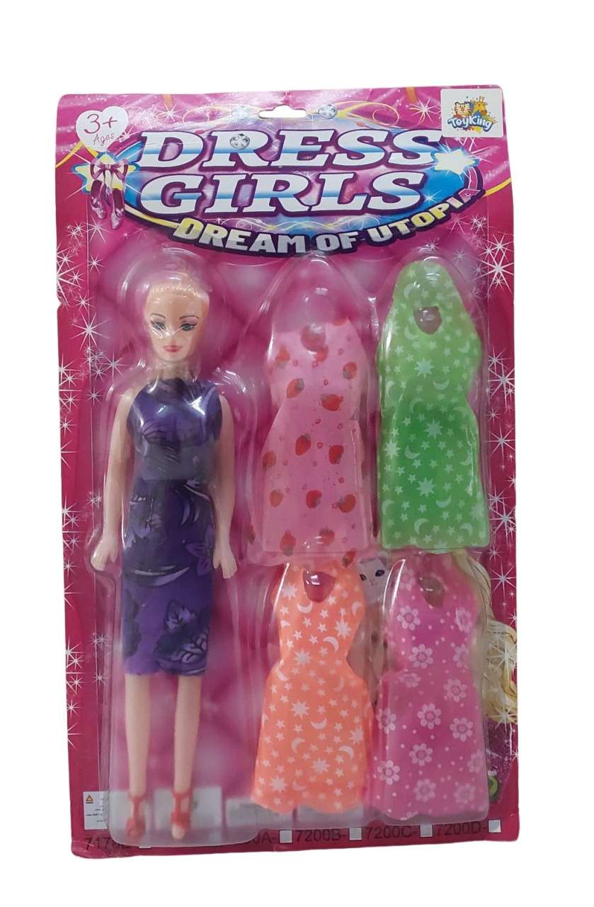 BONECA C/4 ROUPINHAS